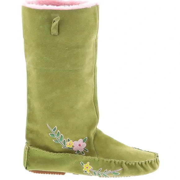 Naughty Monkey Boots/Pink & Green/Size 9.5/ New-No tags - Picture 2 of 11